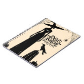 Halloween Witch Oranje Spiral Notitieboek (Linkerzijde)