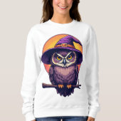 Halloween Witch Owl Trui (Voorkant)