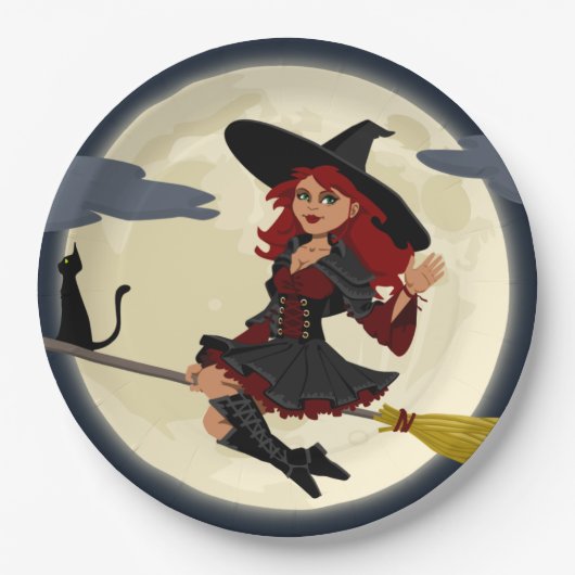 Halloween witch paper bord (Voorkant)