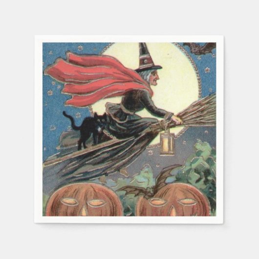 Halloween Witch papier servet (Voorkant)