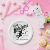 Halloween Witch Papieren Bordje (Feest)