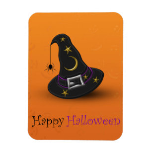 Halloween Witch Pet met spin Magneet