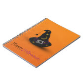 Halloween Witch Pet met spin Notitieboek (Linkerzijde)