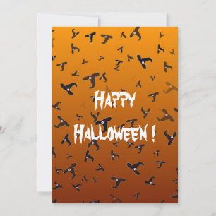 Halloween Witch Petten Flat Kaart