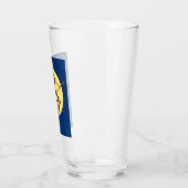 Halloween Witch Pin Up Girl Witch Glas (Links)