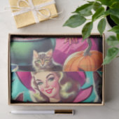 Halloween Witch Pin-up Tissuepapier (Geschenk)