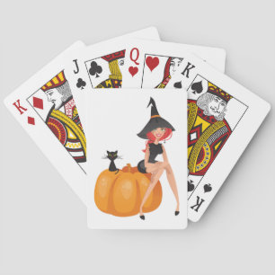 HALLOWEEN WITCH POKERKAARTEN