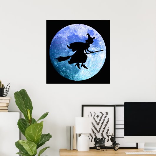 Halloween Witch Poster (Thuiskantoor)