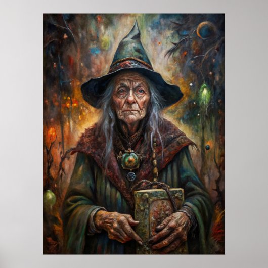 Halloween Witch Poster (Voorkant)