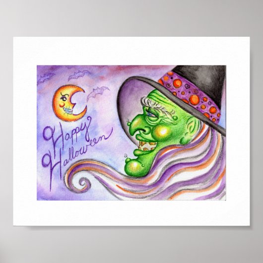 Halloween Witch Poster (Voorkant)