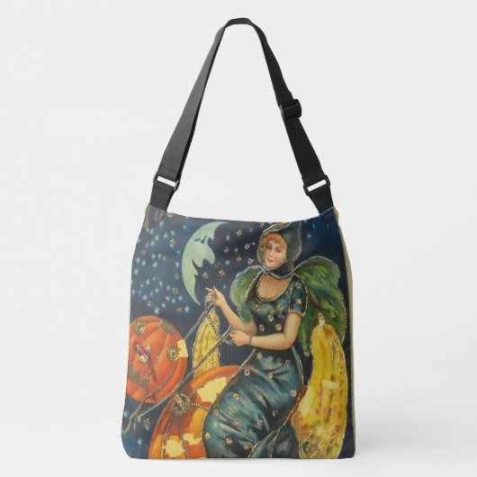  Halloween Witch Poster Crossbody Tas (Voorkant)