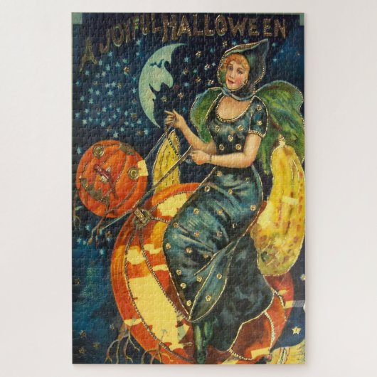 Halloween Witch Poster Legpuzzel (Verticaal)