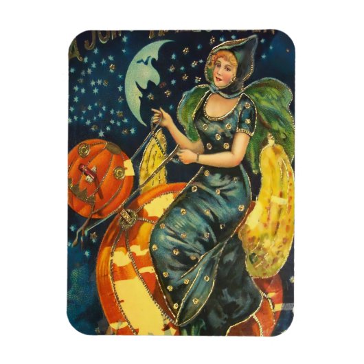 Halloween Witch Poster Magneet (Verticaal)