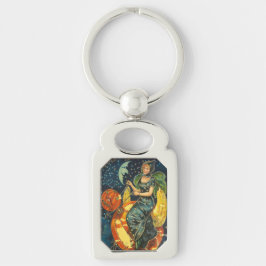  Halloween Witch Poster Sleutelhanger