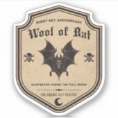 Halloween Witch Potion Apothecary Fles Label (Voorkant)