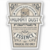 Halloween Witch Potion Apothecary Fles Label (Voorkant)