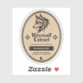 Halloween Witch Potion Apothecary Fles Label (Vel)