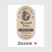 Halloween Witch Potion Apothecary Fles Label (Vel)