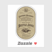 Halloween Witch Potion Apothecary Fles Label (Vel)