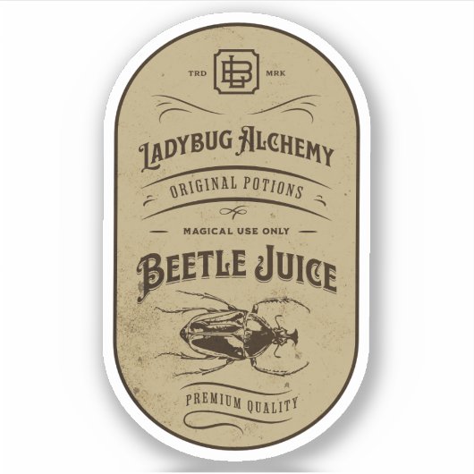 Halloween Witch Potion Apothecary Fles Label (Voorkant)