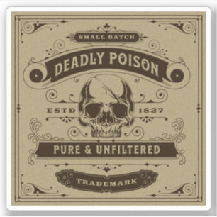 Halloween Witch Potion Apothecary Fles Label