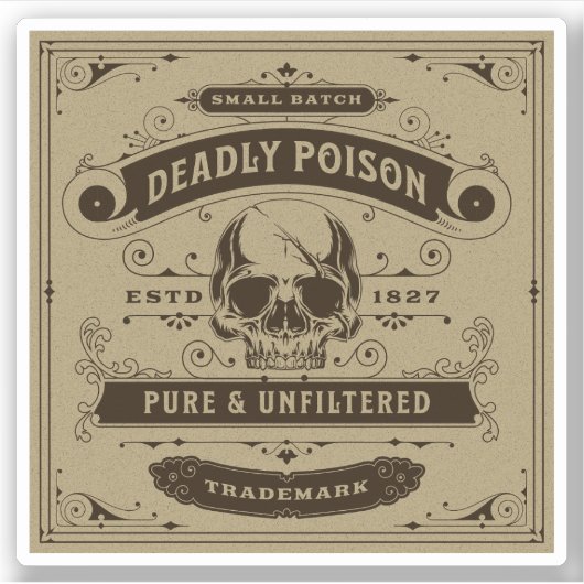 Halloween Witch Potion Apothecary Fles Label (Voorkant)