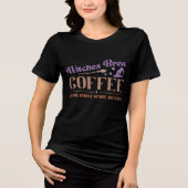Halloween Witch Quote Tri-Blend Shirt (Voorkant)