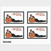  Halloween Witch Rechthoekige Sticker (Vel)