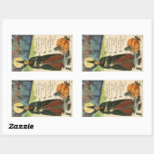Halloween Witch  Rechthoekige Sticker (Vel)