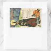 Halloween Witch  Rechthoekige Sticker (Tas)