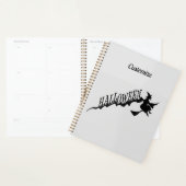 Halloween Witch Riding Broom Thunder_Cove Planner (Display)