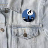 Halloween Witch Ronde Button 5,7 Cm (In situ)
