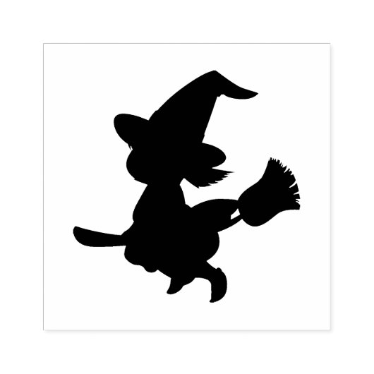 Halloween Witch Rubberstempel (Afrduk)