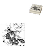  Halloween Witch Rubberstempel (Gestempeld)