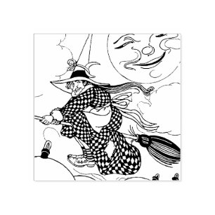 Halloween Witch Rubberstempel