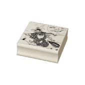  Halloween Witch Rubberstempel (Stempel)