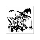 Halloween Witch Rubberstempel (Afrduk)
