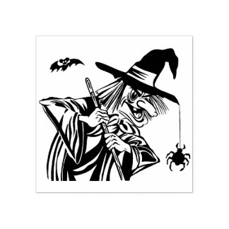 Halloween Witch Rubberstempel