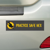 Halloween Witch Safe Hex Bumper Sticker 6 (En voiture)
