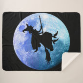 Halloween Witch Sherpa Deken (Voorkant (horizontaal))