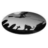 HALLOWEEN WITCH SILHOUETTE SNIJPLANK (Hoek)