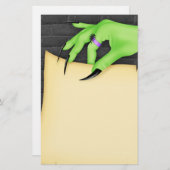 Halloween Witch Stationery Briefpapier (Voorkant / Achterkant)
