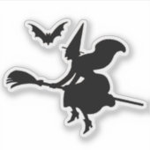 Halloween Witch Sticker (Voorkant)