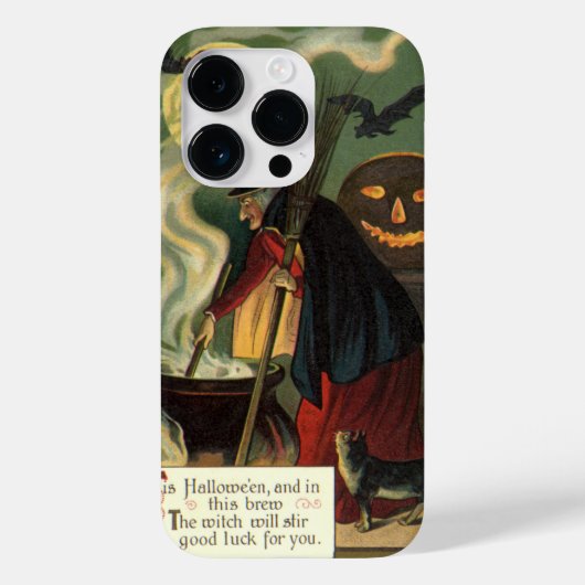 Halloween Witch Stirring Magic Cauldron Case-Mate iPhone Case (Achterkant)