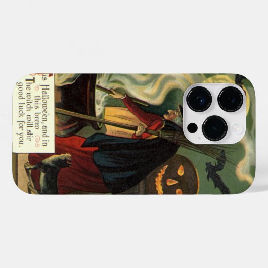 Halloween Witch Stirring Magic Cauldron Case-Mate iPhone Case (Achterkant (horizontaal))