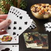  Halloween Witch Stirring Magic Cauldron Pokerkaarten (Insitu)