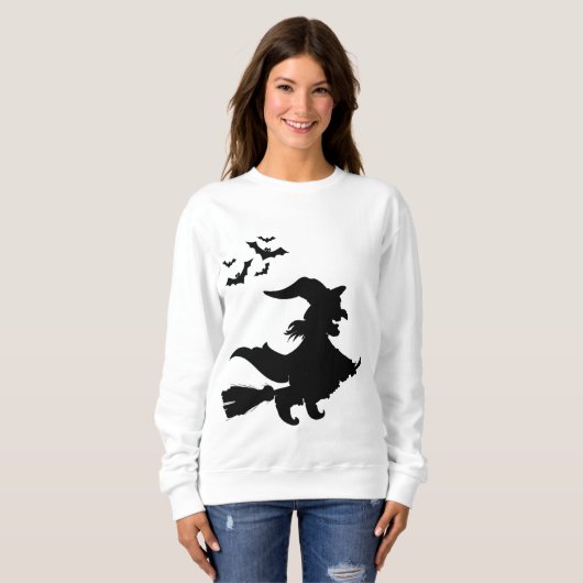 Halloween Witch Sweatshirt (Devant entier)