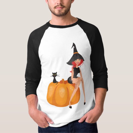 HALLOWEEN WITCH T-SHIRT (Voorkant)