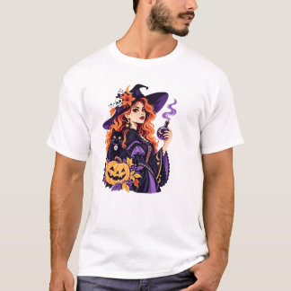 Halloween witch t-shirt