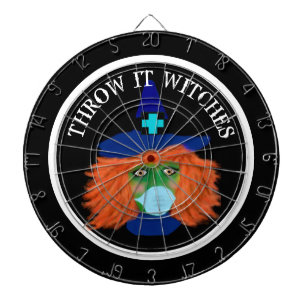 Halloween Witch Thed Party Game Dartbord